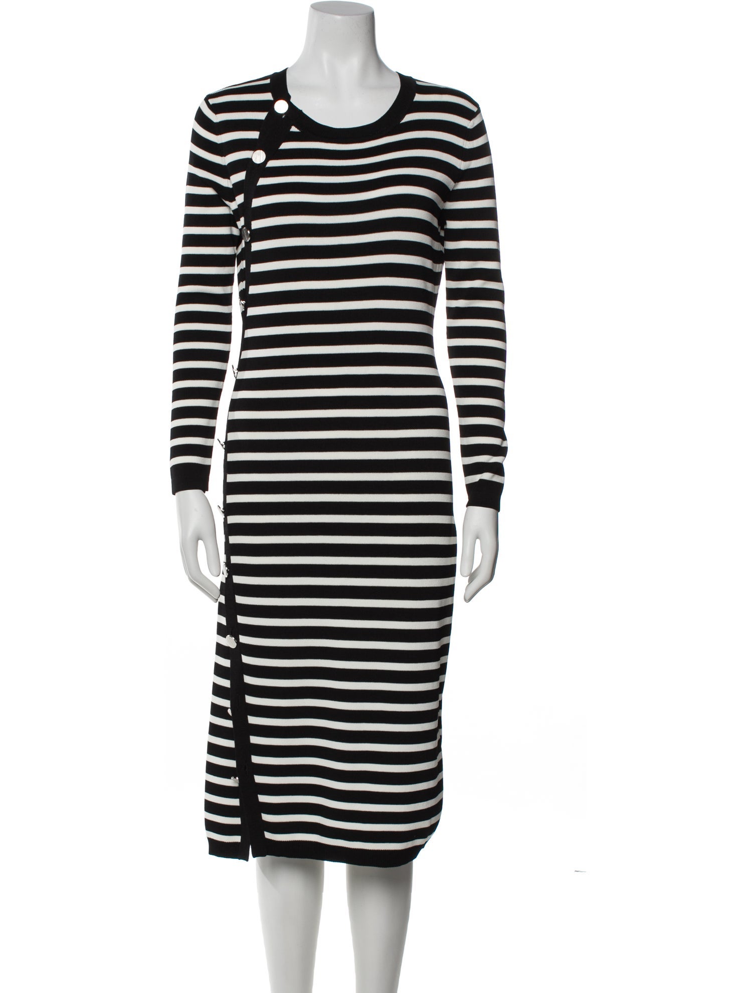 Altuzarra Striped Midi Length Dress